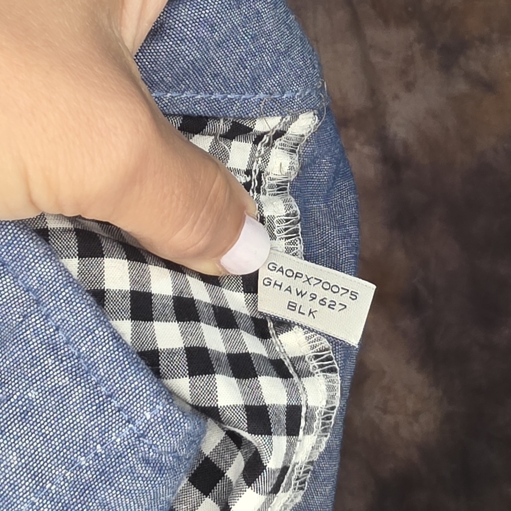 GH Bass Gingham Shorts Black White Pockets Stretch 6" inseam mid-high rise 12 - Picture 6 of 6